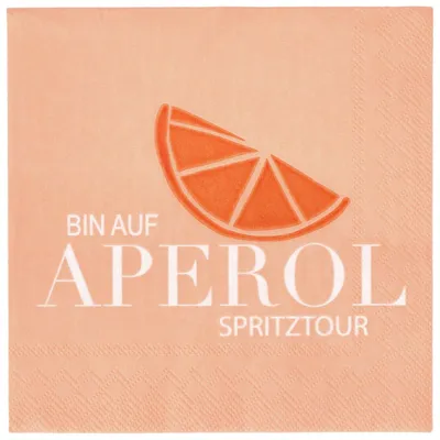 Produktbild von Räder Design Cocktailserviette Bin Auf Der Aperol Spritztour (20-teilig)