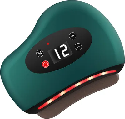 Produktbild von Gesichtsmassagegerät, Elektrisches Massagegerät für Gesicht & Körper, Gua Sha, Anti-Aging, 12 Stufen Vibration
