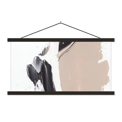 Produktbild von MuchoWow® Textilposter Farbe - Design - Abstrakt 120x60 cm mit schwarzem Rahmen - Dekoration Schlafzimmer