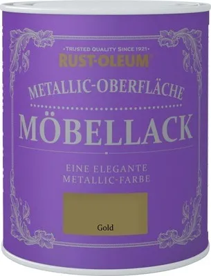 Produktbild von Metallic Möbellack gold 750 ml