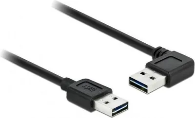 Produktbild von DeLOCK 85557, 2 m, USB A, USB A, USB 2.0, 0,48 Gbit/s, Schwarz