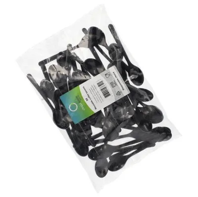 Produktbild von "Circulware" Mehrweg-Kaffeelöffel PP-MF 13 cm schwarz extra stabil