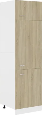 Immagine prodotto di Pensile refrigerato rovere Sonoma 60x57x207 cm materiale a base di legno