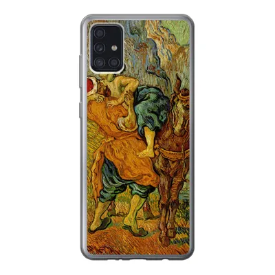 Produktbild von MuchoWow® Handyhülle Schutzhülle Hülle für Samsung Galaxy A52 5G Der barmherzige Samariter - Vincent van Gogh Silikon Softcase Handy Hülle - Umschlag
