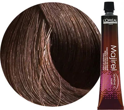Image de L'Oreal Professionnel, Majirel, Permanent Hair Dye, 5.35 Light Golden Mahogany Brown, 50 ml