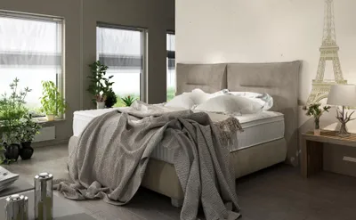 Produktbild von Bett Design Luxus Textil Betten Modernes Schlafzimmer 180x200 Bettgestelle Neu