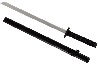 Produktbild von Leantoys Holzschwert schwarz Requisiten für den Ritter 73 cm