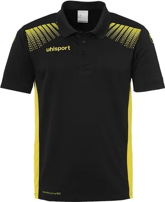 Immagine prodotto di uhlsport GOAL polo bambino nero/giallo lime 140
