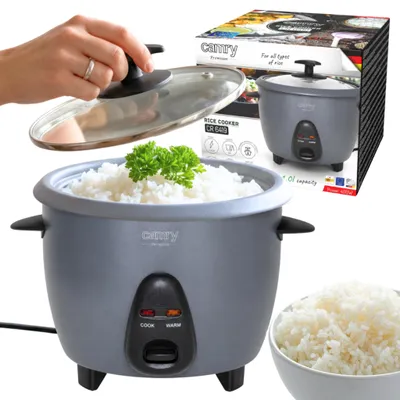 Zdjęcie produktu dla adler garnek do ryżu CR 6419g, 1L, 400W, z funkcją pary i ciepła