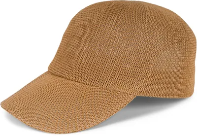 Produktbild von styleBREAKER Papierstroh Baseball Cap einfarbig | luftiges Sommer Basecap mit Metallschnalle verstellbar | Uni Cap mit Schweißband für Damen und Herren