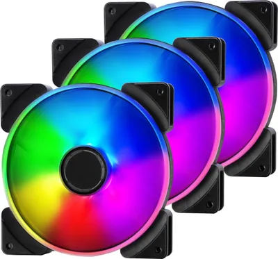 Produktbild von Fractal Design Prisma AL-14 3P, Ventilator, 14 cm, 1000 RPM, 107,6 m³/h, Schwarz, Weiß