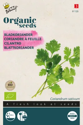 Image de Buzzy Organic Coriandre en feuilles - Graines- Env. 3 gr | Buzzy_92176-1