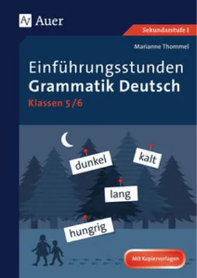 Produktbild von Einführungsstunden Grammatik Deutsch 5-6