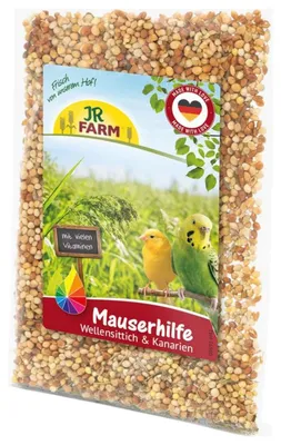 Produktbild von JR Farm Birds Mauserhilfe Wellensittich & Kanarien 30 g - 10 Stück