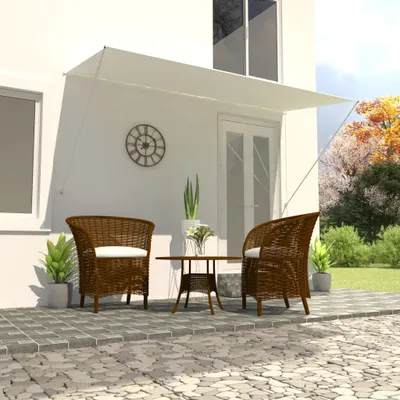 Obrázok produktu pre The Living Store Sťahovacia markíza 300 × 150 cm krémová