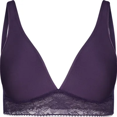 Produktbild von Skiny Damen Triangel Spacer BH Bra bügellos Micro Lace Lavender Lila