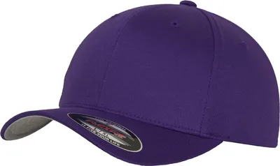 Produktbild von Urban Classics Flexfit Wooly Combed Cap Herren Basecap Einfarbig, Größe: S/M; Farbe: Purple
