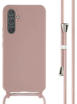 Immagine prodotto di Custodia in silicone imoshion con cinturino Samsung Galaxy A54 (5G) - Rosa sabbia