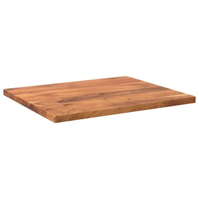 Immagine prodotto di Piano Tavolo 60x50x3,8 cm Rettangolare Legno Massello Acacia