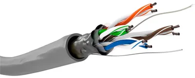 Productafbeelding van goobay CAT 5e netwerkkabel, U/UTP, grijs, 100 meter