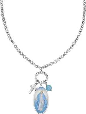 Produktbild von Halsketten   Mit Anhӓnger Amen Silber Von 43 cm bis 49 cm  Kollektion Devotion - frau