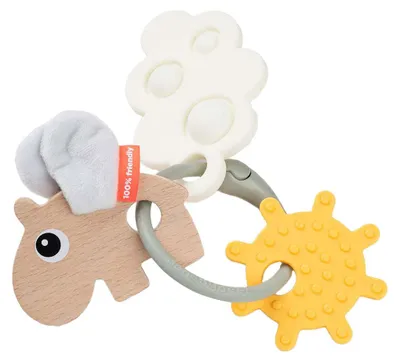 Produktbild von Done by Deer sensorischer Aktivitätsring Babyspielzeug glückliche Wolken