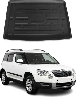 Image de Bac de coffre pour Skoda Yeti 2010-2013 Caoutchouc TPE noir