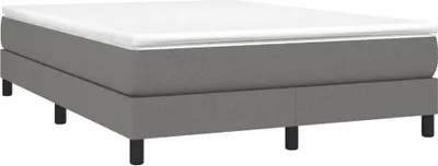 Produktbild von Cloris DesignMöbel Klassische Betten - Grau BoxspringBettgestell - Doppelbett Dunkelgrau 140x200cm Stoff Schlichtes8751495