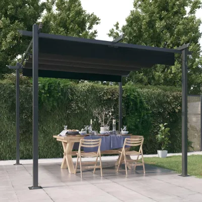 Obrázek produktu pro Zahradní altán - Krytá terasa - Zahradní přístřešek - Gazebo - Pergola - Ocel s práškovým nástřikem