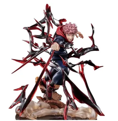 Produktbild von Yuji Figur 17 cm – Anime Sammlerfigur | Detailreiche Actionfigur & Manga Statue für JJK Fans