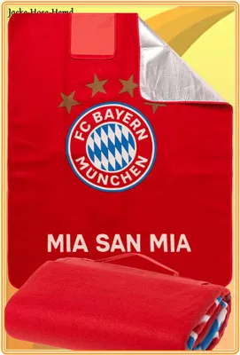 Produktbild von Decke Picknickdecke FC Bayern München 150x120cm