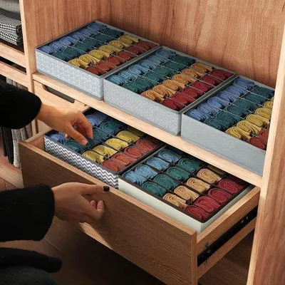 Produktbild von Famanu Sockenorganizer - BH-Organizer mit 24 Fächern