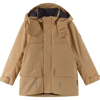 Produktbild von Reima Kinderjacke Kamuni Braun, wasserdicht, atmungsaktiv, warm, mit abnehmbarer Kapuze