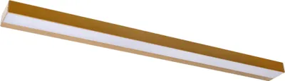 Produktbild von Badezimmerlampe LED Metall B: 90 cm IP44 in Messing länglich 2700 K warmweißes Licht 1460 lm Modern