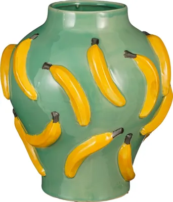 Produktbild von Mica Decorations Moza Vase - H38 x Ø34 cm - Keramik - Hellgrün