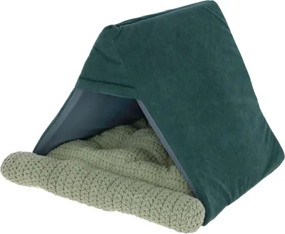 Produktbild von Kerbl Hundebett 80927 Grün 40 x 4 x 45 cm