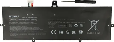 Produktbild von EXTENSILO Akku Ersatz für HP L02478-855, L02475-855 für Notebook (7300 mAh, 7,6 V, Li-Ion)