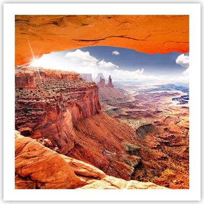 Produktbild von Poster - Poster ohne Rahmen - Amerika arizona schlucht geologie - 60x60 cm - Wand Bild - Wanddeko - Wandbilder - Kunstposter - Wandposter - Bilder - Kunstdruck - Wandbild - P2XAC60x60-2645