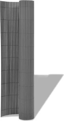 Produktbild von vidaXL Gartenzaun Grau 150 x 300 cm PVC