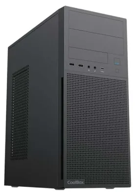 Obrázek produktu pro CoolBox COO-PCA780-1, Midi Tower, PC, Černá, ATX, Micro ATX, Mini-ITX, 500 W, 3.5,2.5"