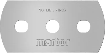 Immagine prodotto di MARTOR 500 x LAMA INDUSTRIALE, Lame di ricambio per cutter, coltelli di sicurezza, 22 mm, affilate, in dispenser, riutilizzabili su 4 lati, NR. 13615