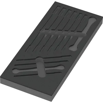 Immagine prodotto di Wera 9830 Inserto in schiuma 6000 Joker Set 1, senza attrezzi, 172 x 30 x 392 mm