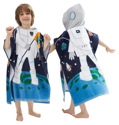 Immagine prodotto di Omgoods - Asciugamano con cappuccio per bambini - Morbido cotone per bambini