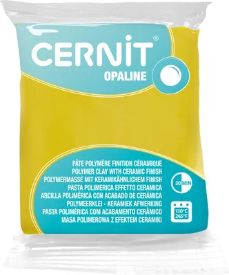 Obrázok produktu pre Cernit Polymer Clay Opaline Polymérová hmota Primary Yellow 56 g