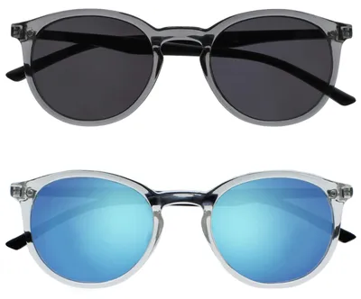 Produktbild von Sonnenlesebrille 2er Pack Rund UV400 Kratzfest Federscharniere OPULIZE