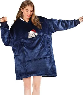 Image de Pulls en laine unisexes oversize à capuche