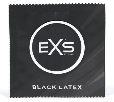 Zdjęcie produktu dla Prezerwatywy EXS Black Latex - Prezerwatywy - 100 sztuk