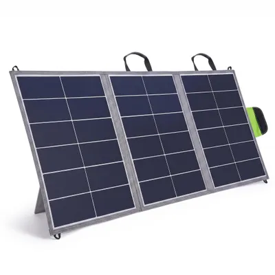 Produktbild von SWAREY 100W Tragbare Solarpanel Faltbares Solarpaneele USB-C/USB-A, KI-generiertes Bild