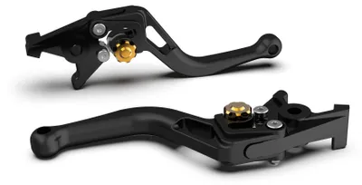 Produktbild von LSL Kupplungshebel BOW L83R, kurz,schwarz perlgestrahlt/gold