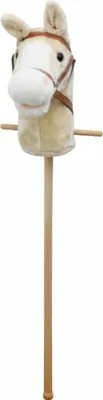Immagine prodotto di SpielMaus cavallo da passatempo in peluche con suono, bianco, 98 cm